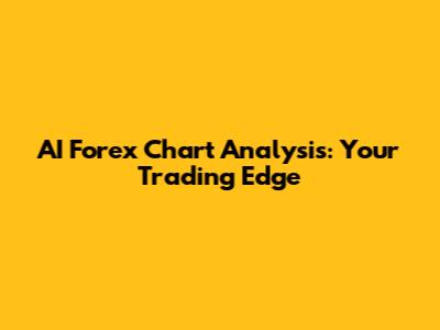 AI Forex Chart Analysis: Your Trading Edge
