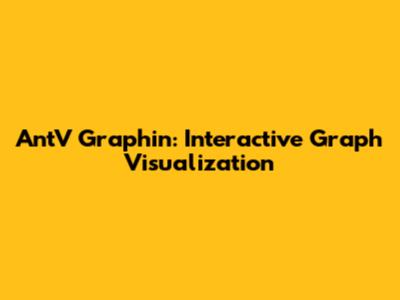 AntV Graphin: Interactive Graph Visualization