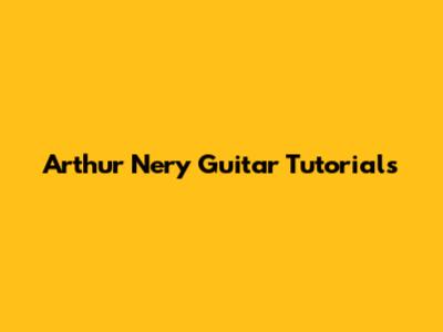 Arthur Nery Guitar Tutorials