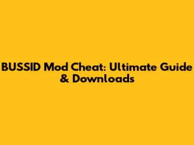 BUSSID Mod Cheat: Ultimate Guide & Downloads