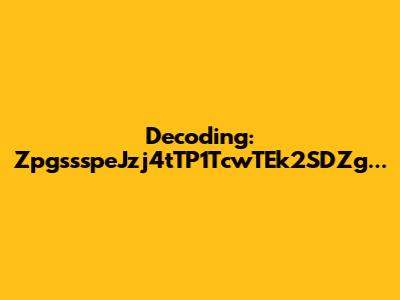 Decoding: ZpgssspeJzj4tTP1TcwTEk2SDZg...