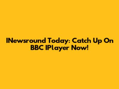 INewsround Today: Catch Up On BBC IPlayer Now!