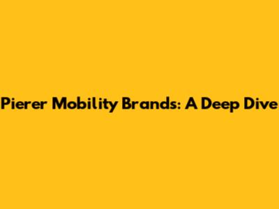 Pierer Mobility Brands: A Deep Dive